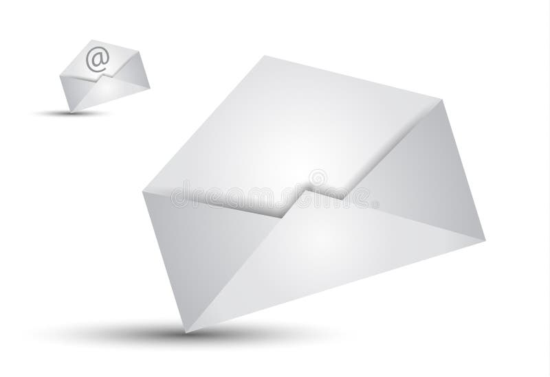 Global Shipping and Communication Email concept illustations