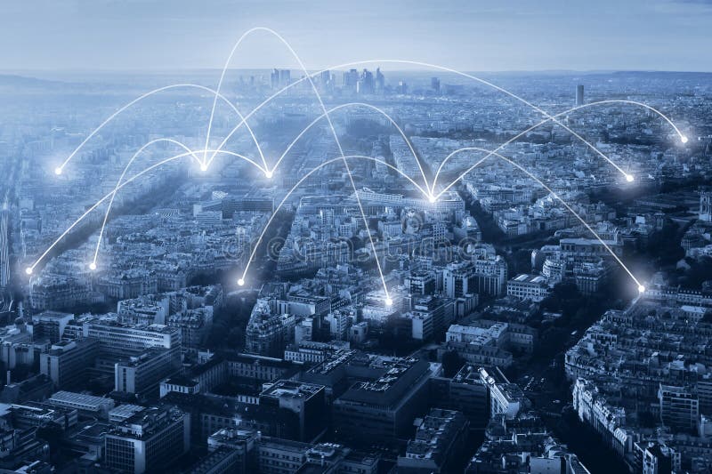 Communication and network connection concept, internet stock photos