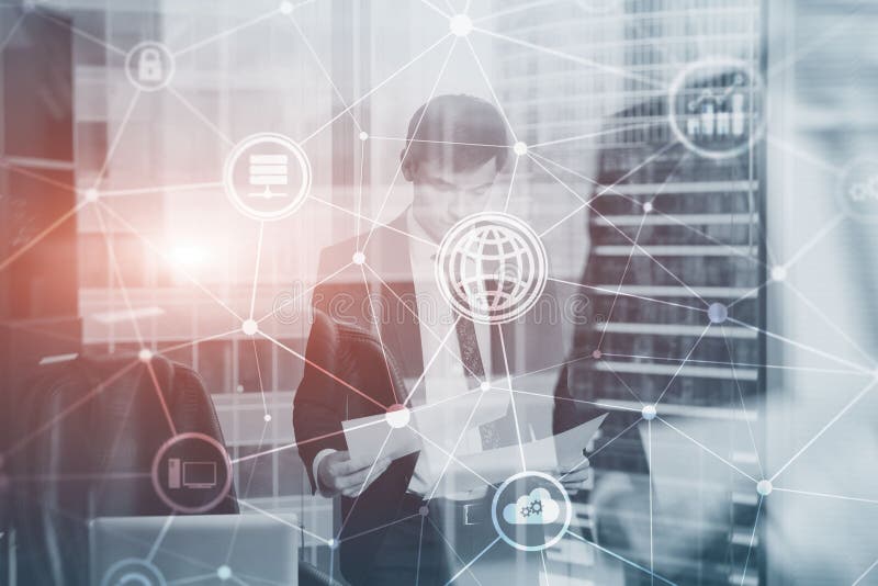 Communication People Business Concept. Welcome to our team royalty free stock photo
