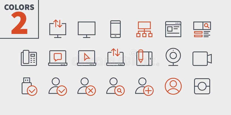 Communication Pixel Perfect Well-crafted Vector Thin Line Icons 48x48 Ready for 24x24 Grid for Web Graphics and Apps royalty free illustration Communication Pixel Perfect Well-crafted Vector Thin Line Icons 48x48 Ready for 24x24 Grid for Web Graphics and Apps royalty free illustration