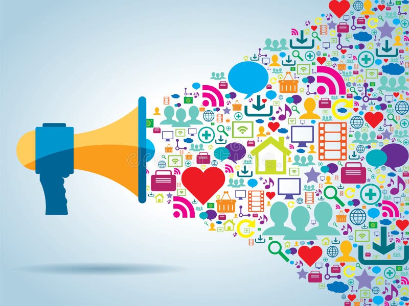 Komunikácie a propagácie stratégiu pre sociálne médiá.