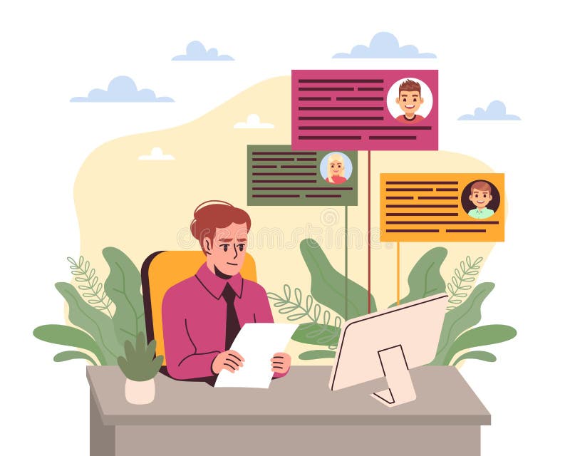 Virtual Meeting. Collective Home Video Conference, Man Chatting Online with  People. Discussion with Friends, Internet Stock Vector - Illustration of  education, corporate: 195820132