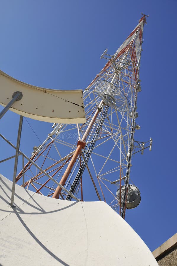 Communication Tower stock photo