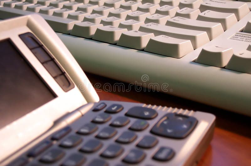 Communicator and keyboard stock photo Communicator and keyboard stock photo