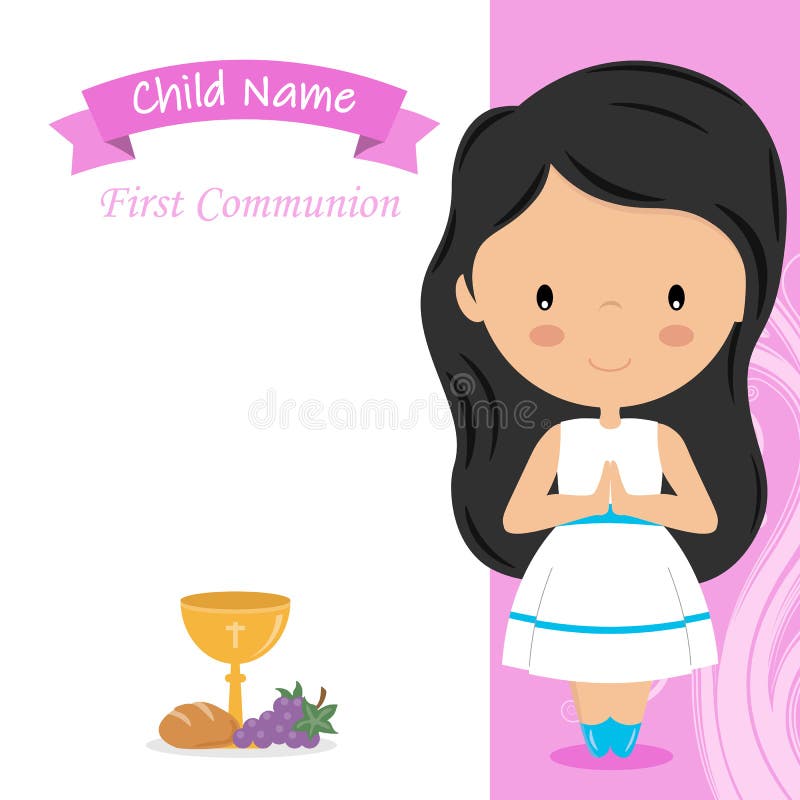 girl praying clip art