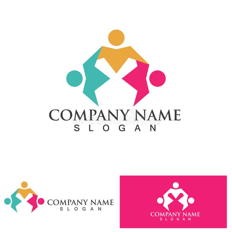 Community Logo Design Template for Teams or Groups.network and Social ...