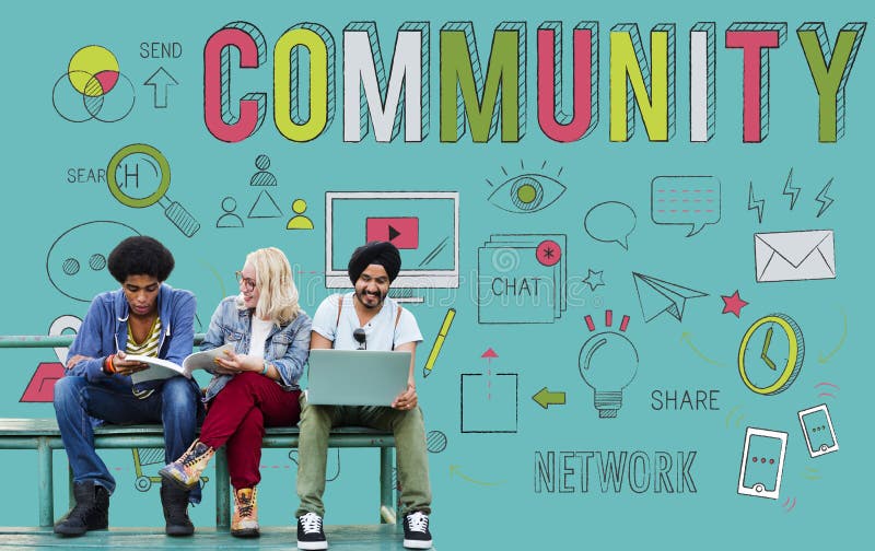 Community Society Sharing Communication Belonging Concept