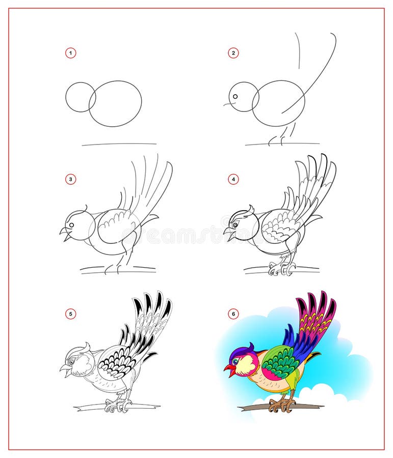 Desenhando Passarinho e Dicas com Guache escolar 