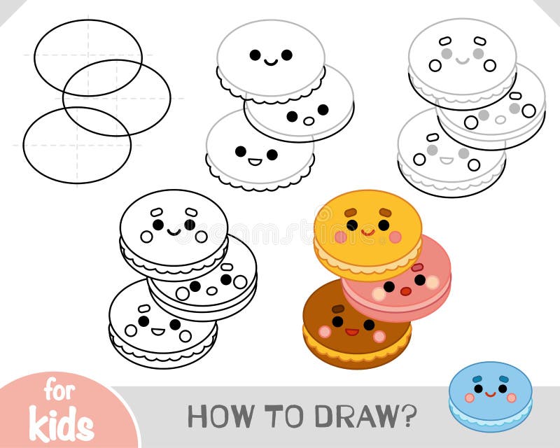 Como Desenhar Um Cupcake De Chocolate Com Um Rosto Bonito Para Crianças.  Tutorial De Desenho Passo a Passo Ilustração do Vetor - Ilustração de  livro, creme: 242746072