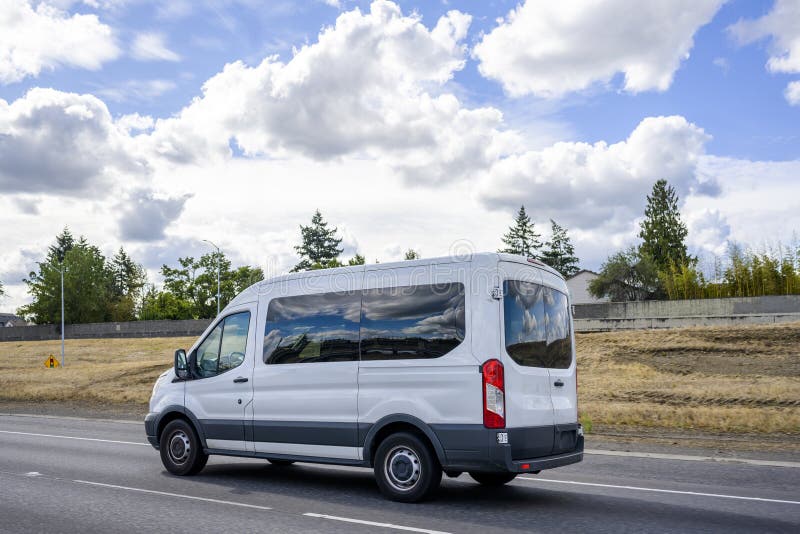 small van with windows