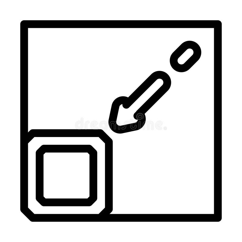 Compact design for storage line icon vector illustration vector illustration