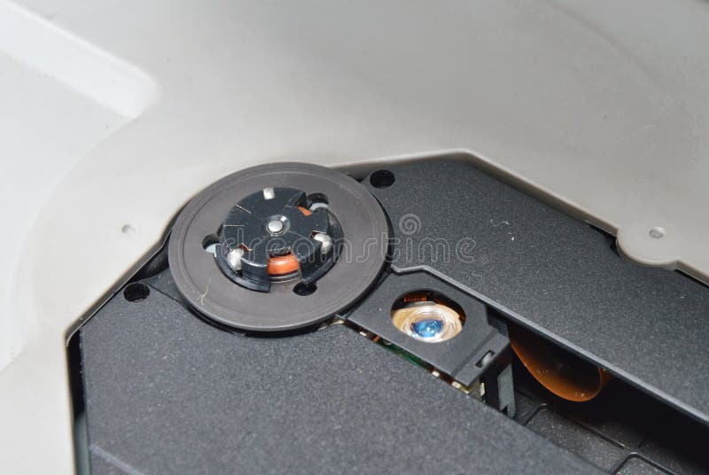 Compact Disc Reader and Lens Stock Image Image of frame, electronic