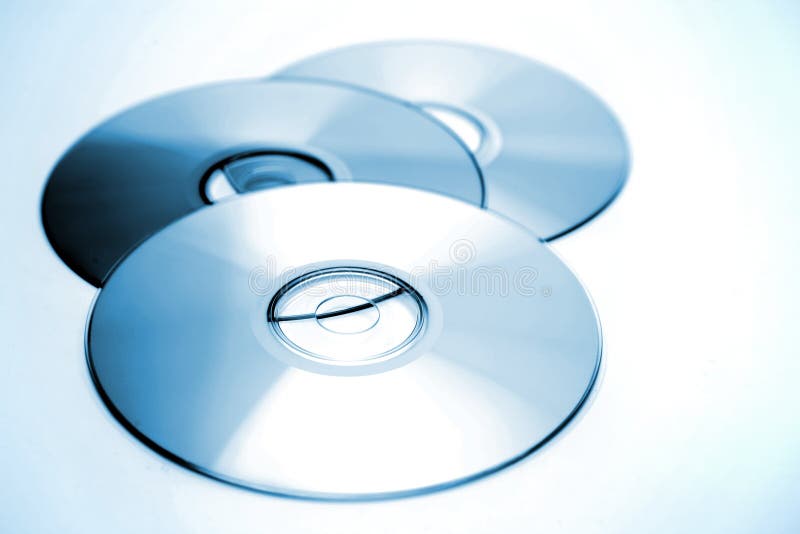 Compact Discs stock images