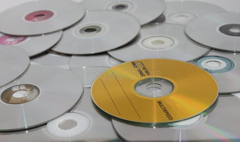 Compact Discs royalty free stock image
