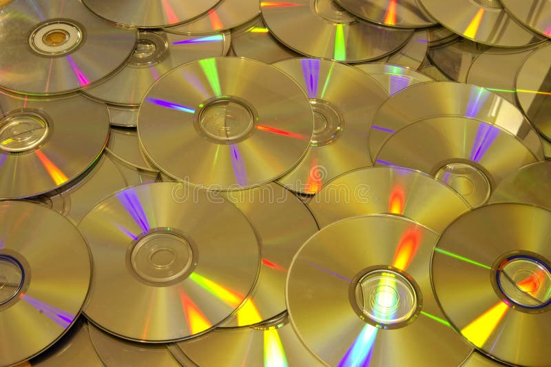 Compact Discs stock image