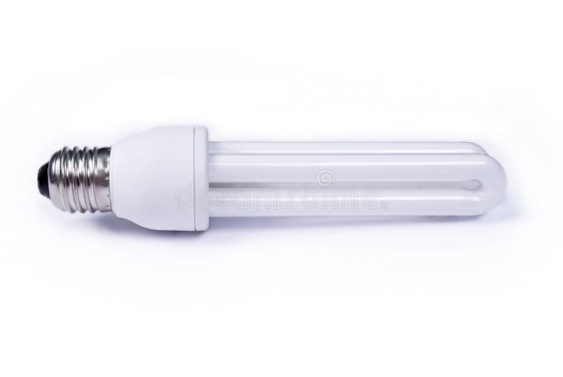 Compact Fluorescent Light Bulb Stock Photo Image Of Tube Electric