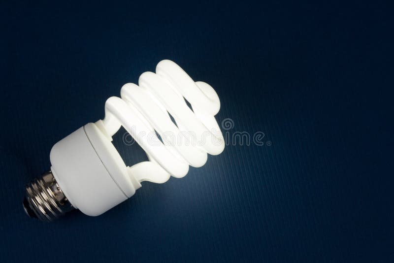 Compact Fluorescent Lightbulb Stock Image Image of shiny