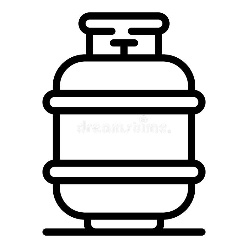 Download Propane Gas Small Cylinder. Vector Illustration Stock Vector - Illustration of container ...