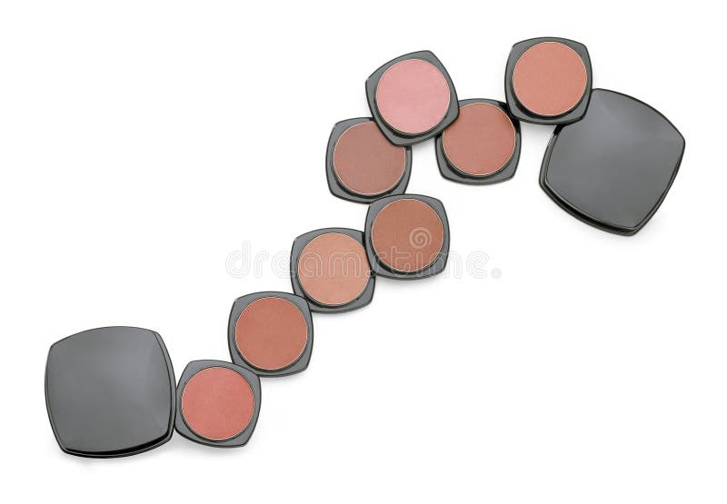 Compact powder set royalty free stock photos