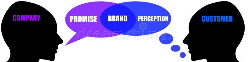 Empresa e cliente ilustração royalty free