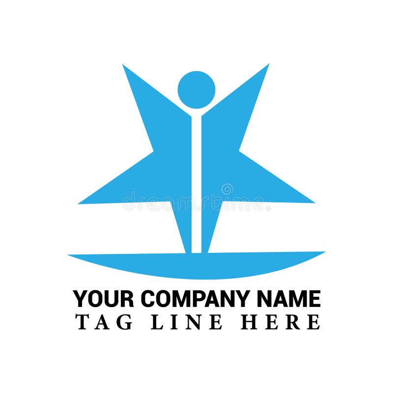 Company logo design for entrepreneur and business ,abstract icon. stock illustration