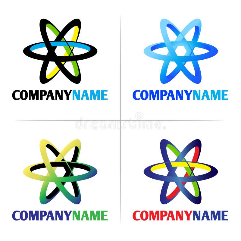 Company logo and icon element