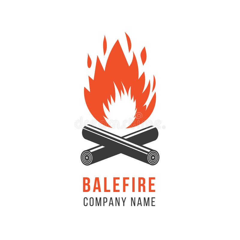 Company Logo Template, Symbol and Icon of Fire and Balefire, Flame and ...