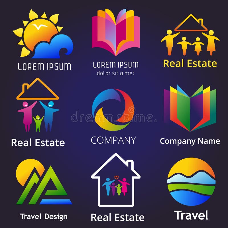 Company Set vector illustration Company Set vector illustration
