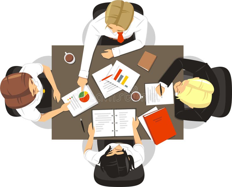 Company team work cartoon stock illustration. Illustration of conference - 47052859 Company team work cartoon stock illustration. Illustration of conference - 47052859