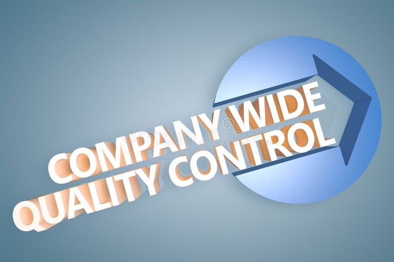 Company Wide Quality Control Stock Illustration Illustration of