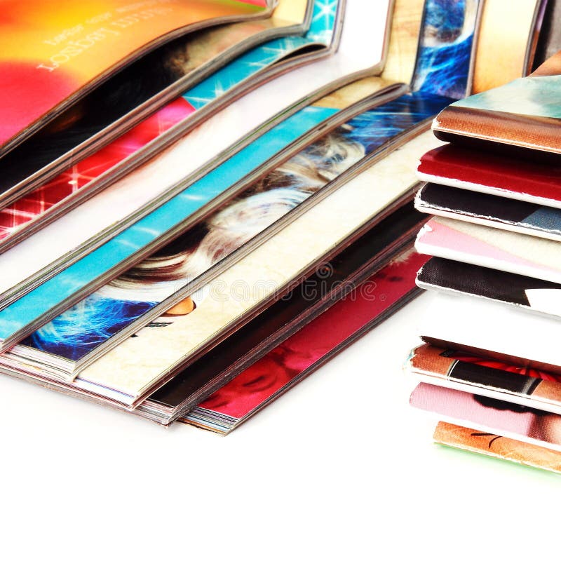 Revistas Coloridas foto de stock