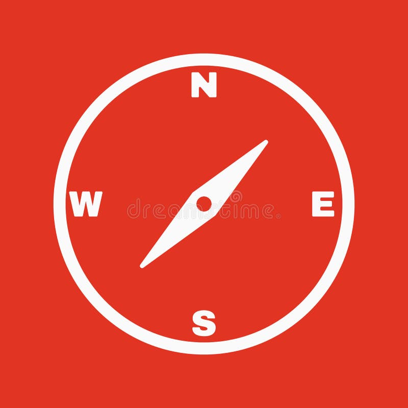 The Compass Icon. Compass Symbol Stock Vector Illustration of east, compass 78671388