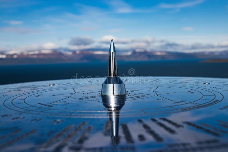 Compass in Islanda immagini stock