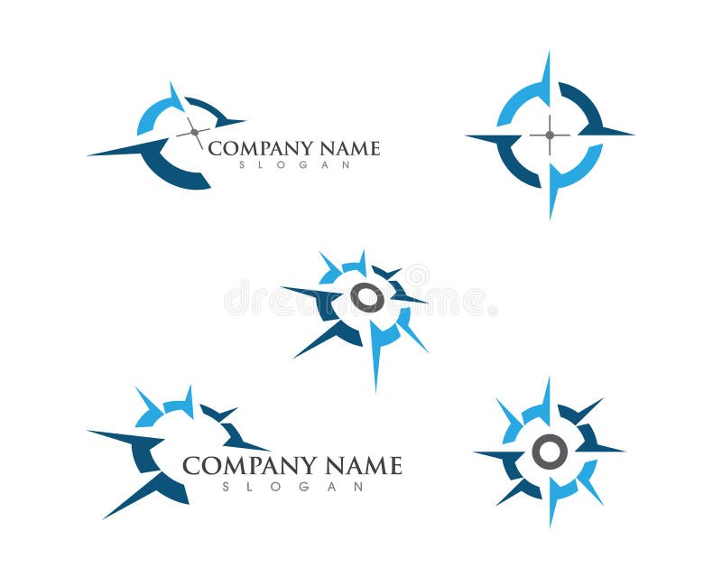 compass logo vector tempate ilustration design Stock Vector Image & Art -  Alamy