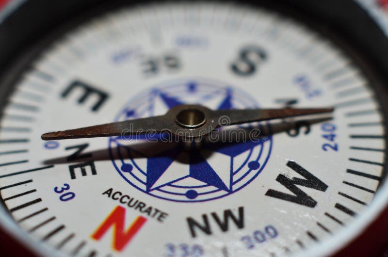 The Compass Needle Points North Stock Photo Image of alcohol