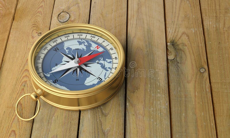 Compass And South-east Asia Map Stock Image - Image of blank, political