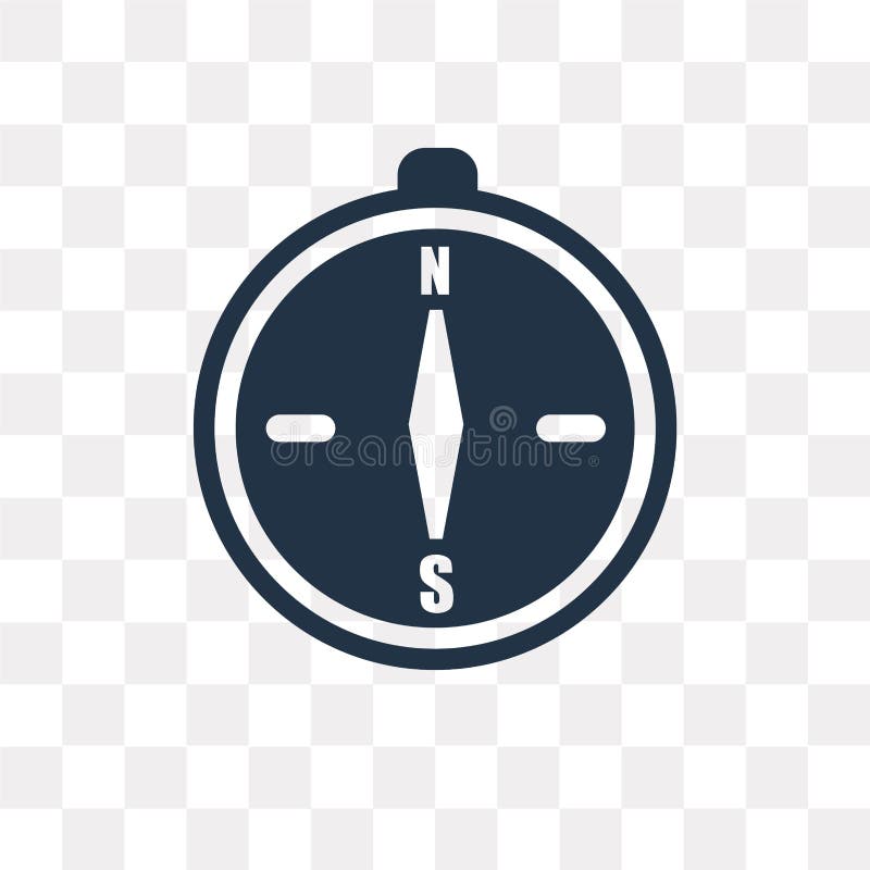 Compass Icon Vector Sign and Symbol Isolated on White Background