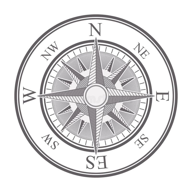 Compass rose design