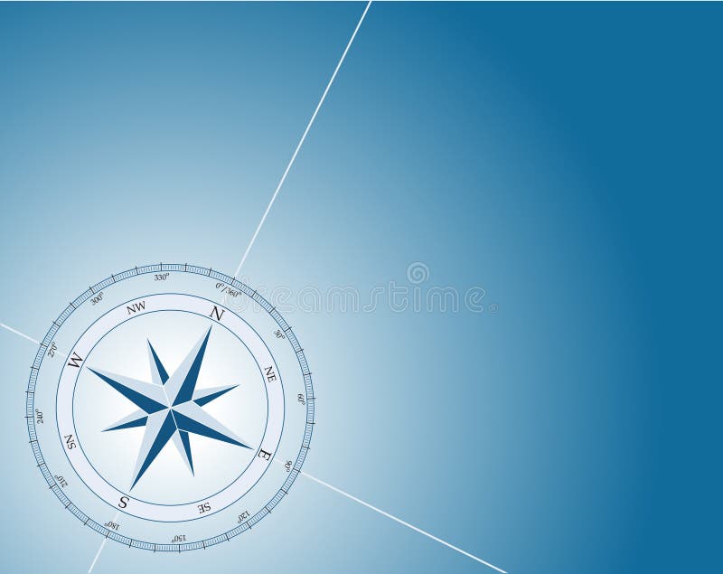 Compass. Vector illustration.