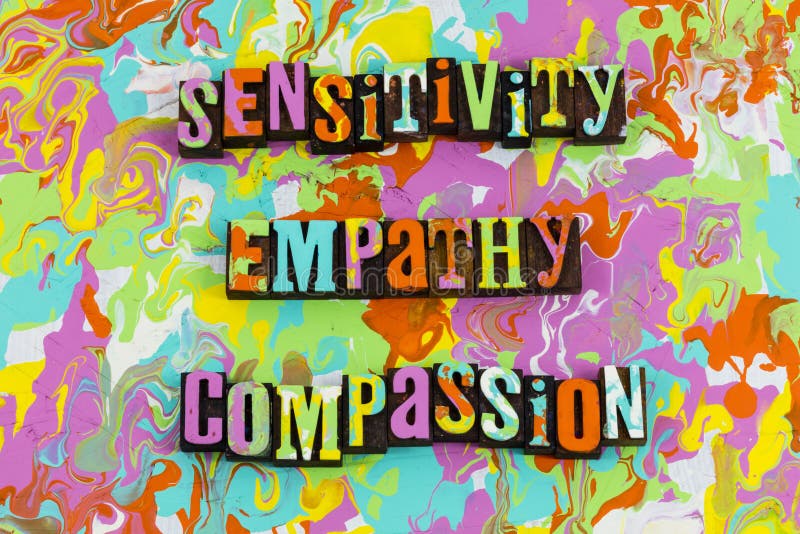 Compassion d'empathie de sensibilité illustration de vecteur Compassion d'empathie de sensibilité illustration de vecteur