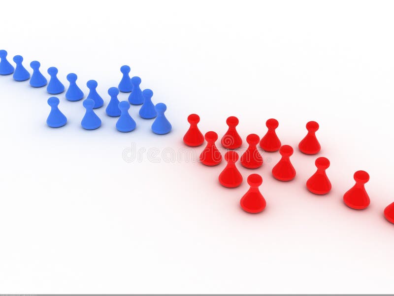 Competition stock illustration