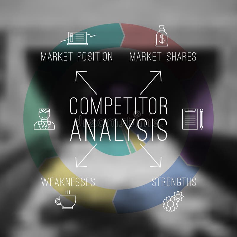 Competitor analysis stock vector. Illustration of mission - 40857666