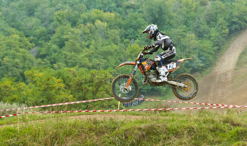 Competição de motocross foto de stock royalty free