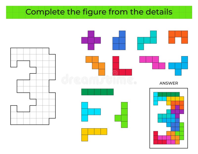 complete a figura. jogo de quebra-cabeça com pinguim. jogo de