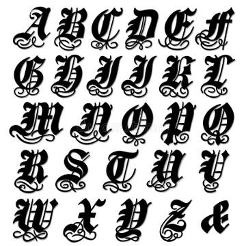 Gothic Typeset Stock Illustrations – 1,113 Gothic Typeset Stock ...