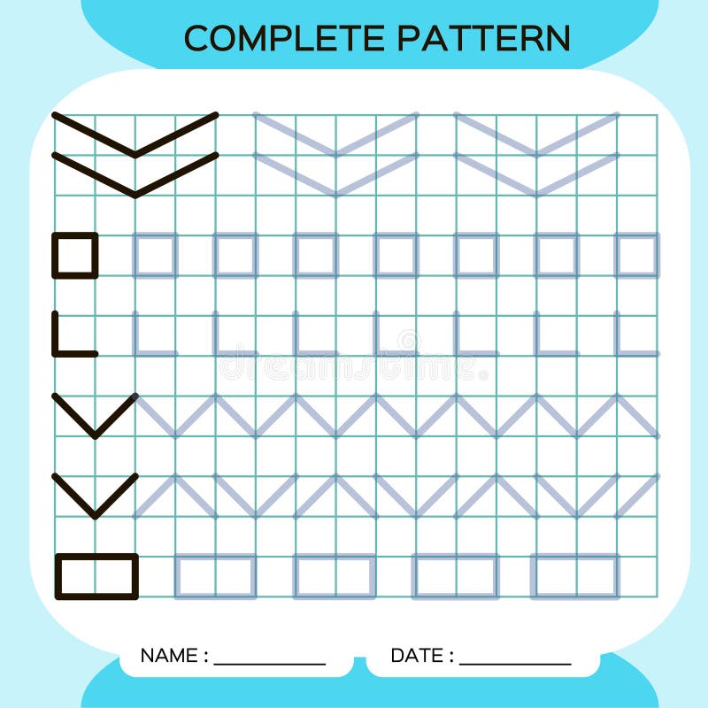 Tracing Lines Activity for Early Years. Special for Preschool Kids