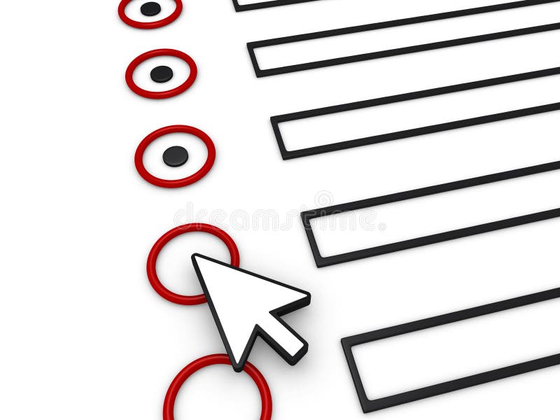 Completing form using mouse pointer. A 3d cursor is on top of a 3d form in order to complete it