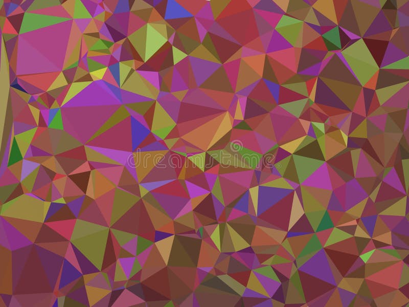 A complex abstract geometric background with a rich and warm color palette. vector illustration