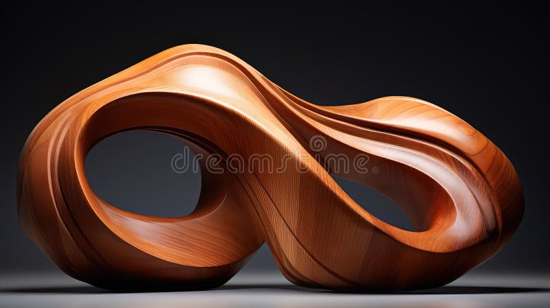 Complex abstract wood royalty free illustration