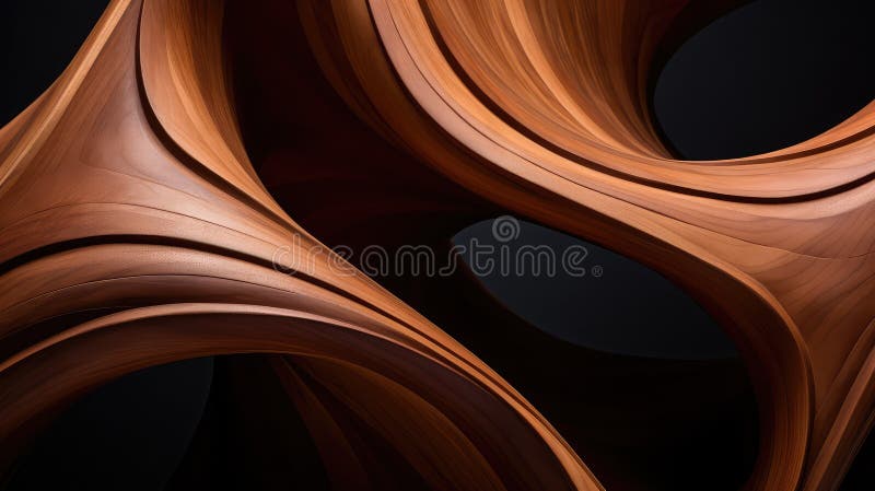 Complex abstract wood vector illustration